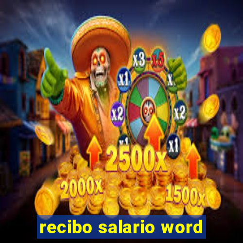 recibo salario word